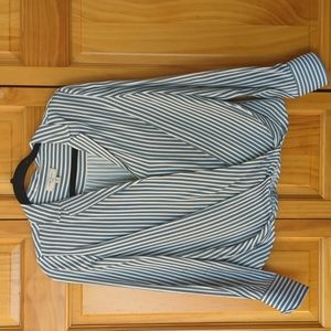 Silky striped shirt